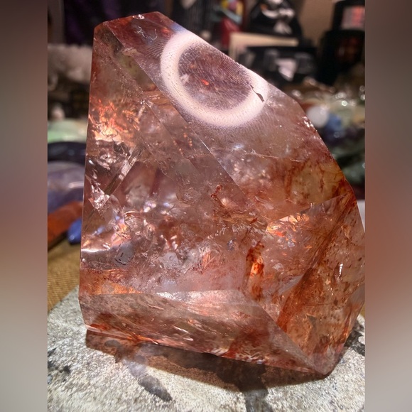 Huge Fire Quartz Free Form - Picture 3 of 5
